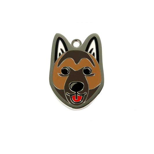 German Shepherd Dog Engraved ID Tag