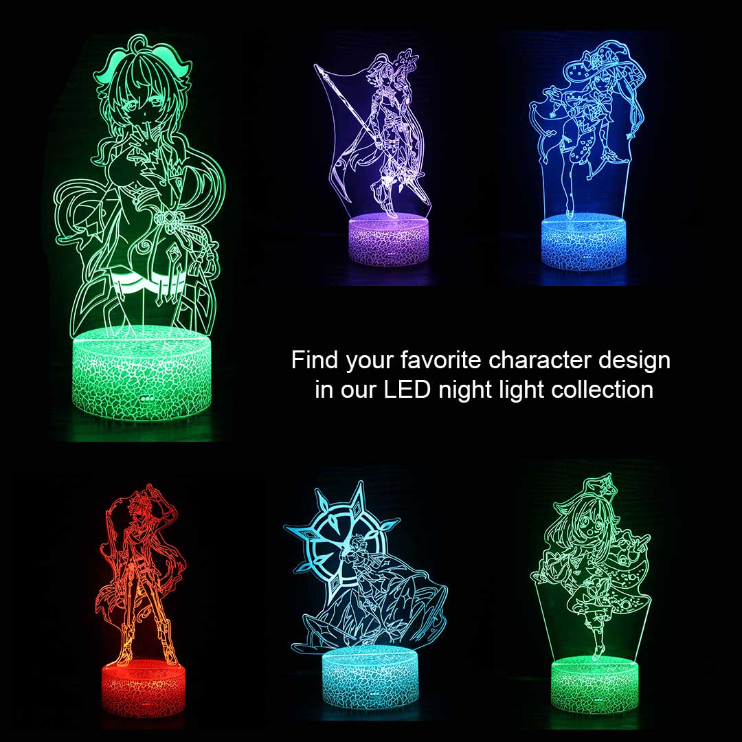 Genshin Impact Character Night Light