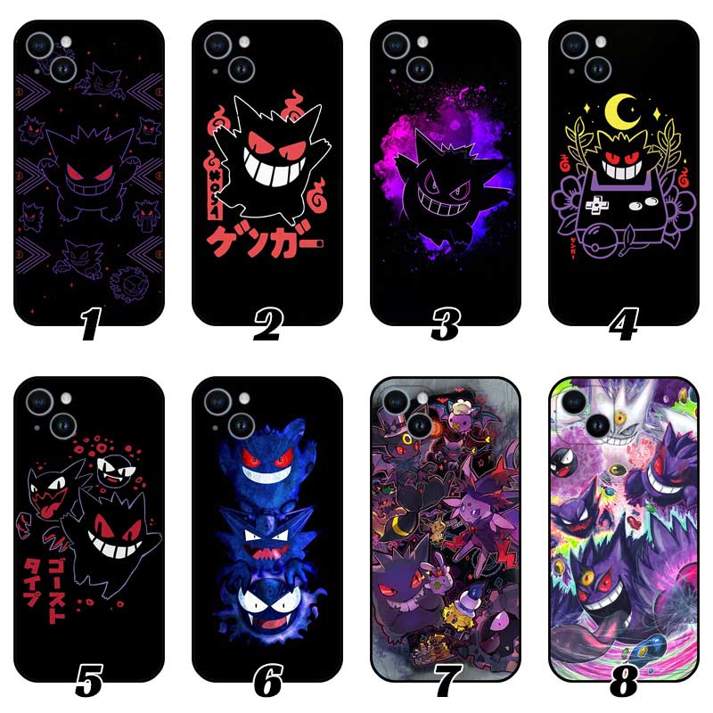 Gengar Phone Cases with Ghost Monster Design