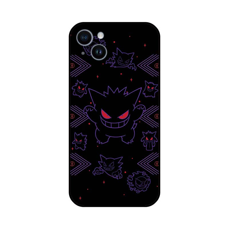 Ghost Phone Case Shadow Punch Gastly Evolution iPhone Case (2)