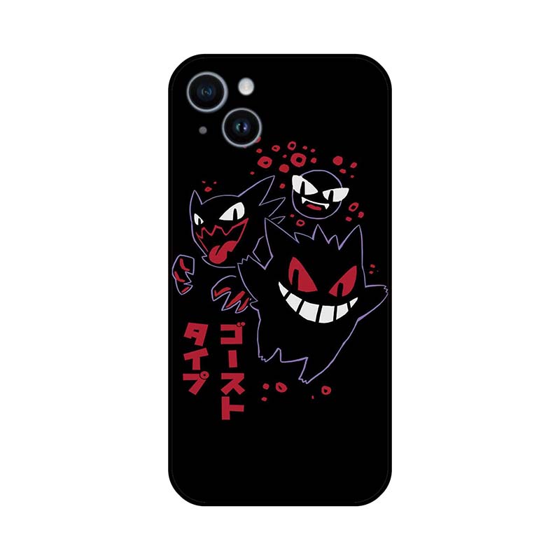 Ghost Phone Case Shadow Punch Gastly Evolution iPhone Case (6)