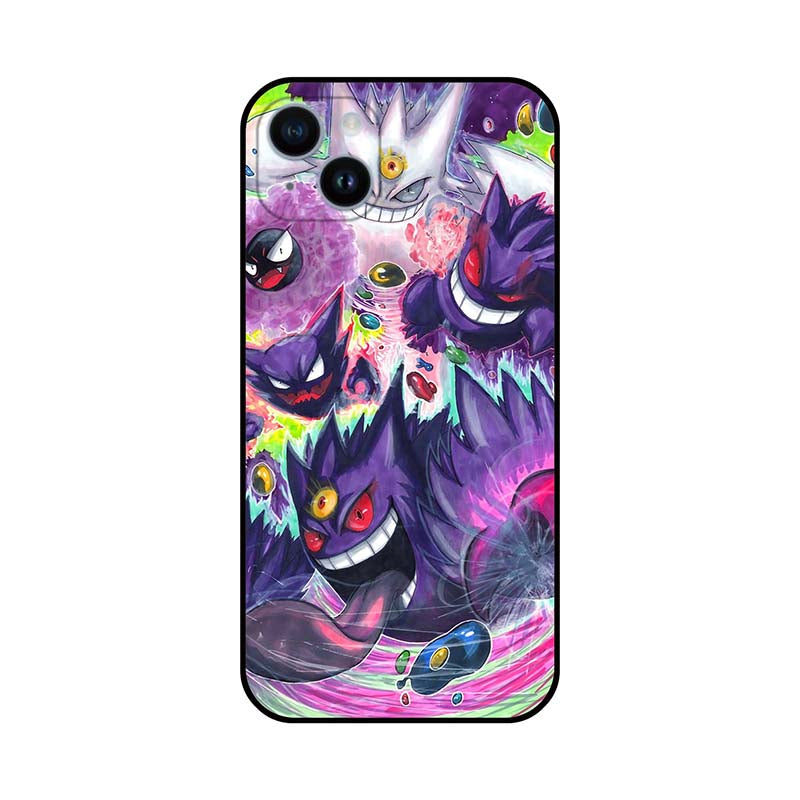 Ghost Phone Case Shadow Punch Gastly Evolution iPhone Case (9)