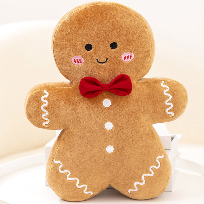 Gingerbread Man Plush Toy: Festive, Whimsical, Soft