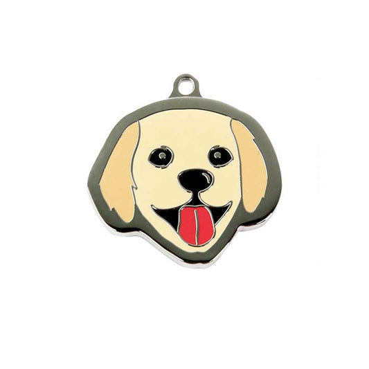 Customizable Golden Retriever Dog ID Tag
