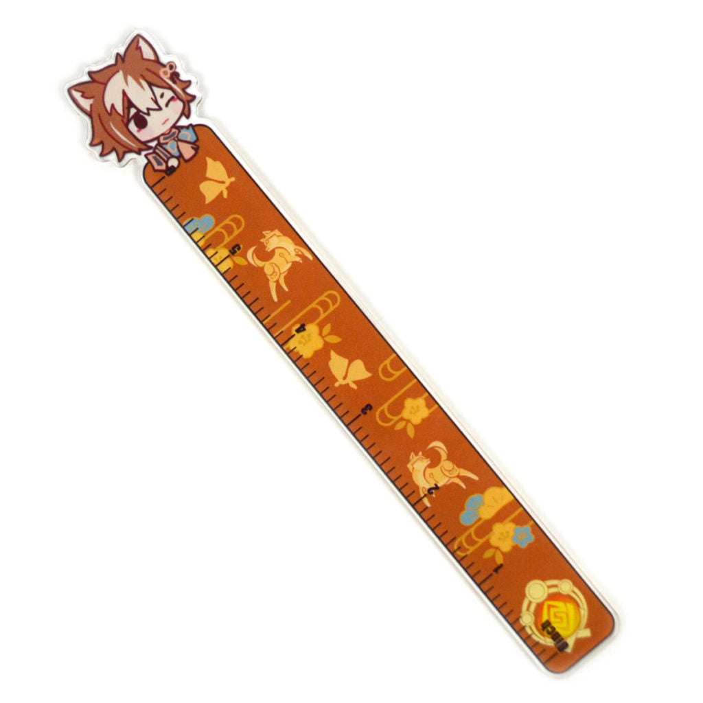 Gorou Genshin Impact Rulers Acrylic Cute Genshin Stationery (7)