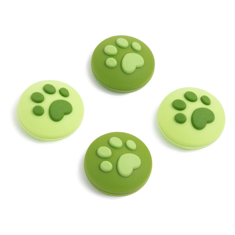 Green Cat Paw Switch Thumb Grips Switch OLED Analog Caps (5)
