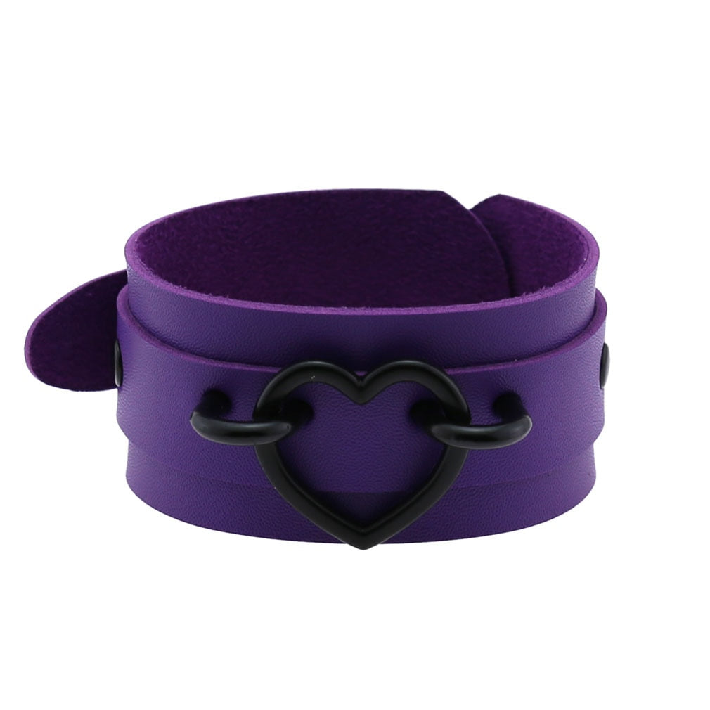 Emo Spike Wristlet in PU Leather