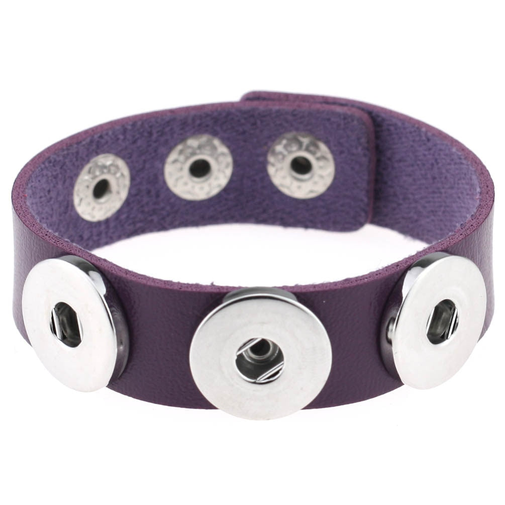 Emo Spike Wristlet in PU Leather