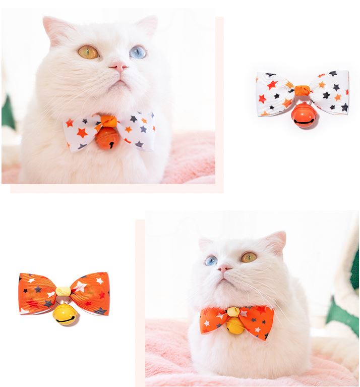 Halloween Bow Tie Collar Set for Pets