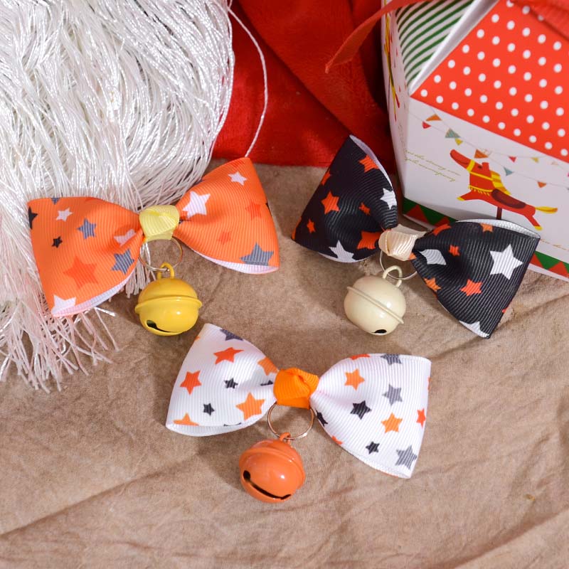 Halloween Bow Tie Collar Set for Pets
