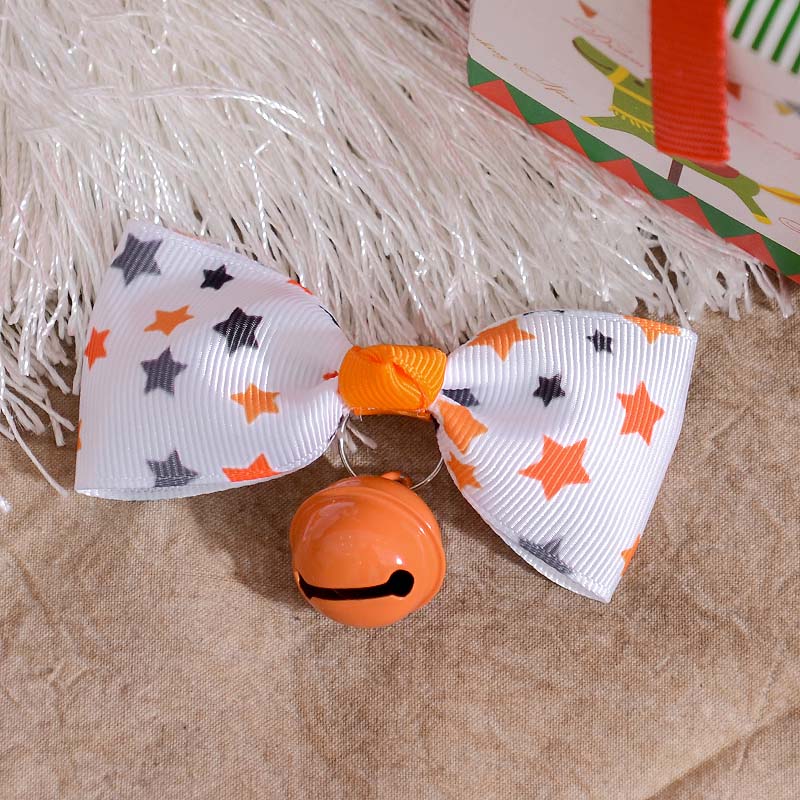 Halloween Bow Ties Pet Collar Cat Necktie Halloween Dog Bowtie Cute Halloween Spooky Accessories Cat Mom Gifts (4)