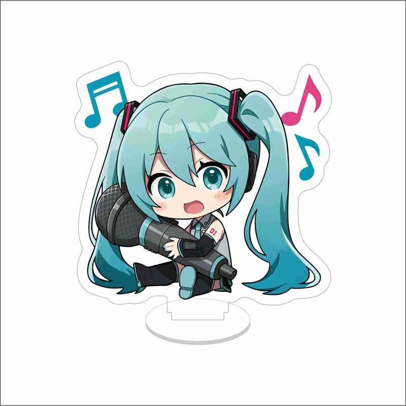 Hatsune Miku Acrylic Standee Kagamine Rin Len Mini Figure Vocaloid (2)