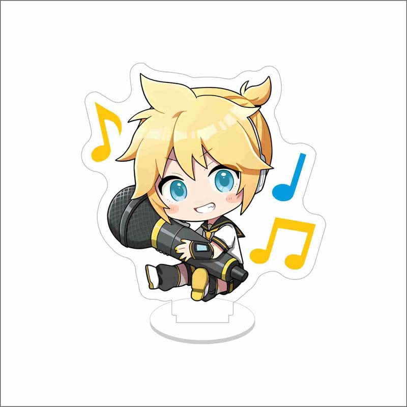 Hatsune Miku Acrylic Standee Kagamine Rin Len Mini Figure Vocaloid (4)