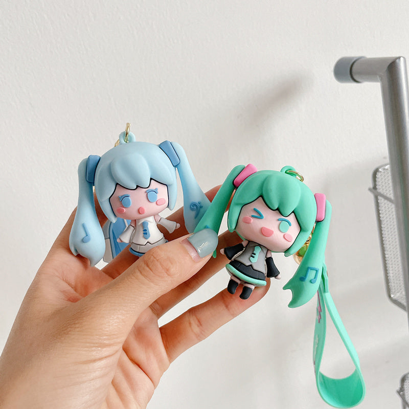 Adorable Miku Keychains with Pastel Charm