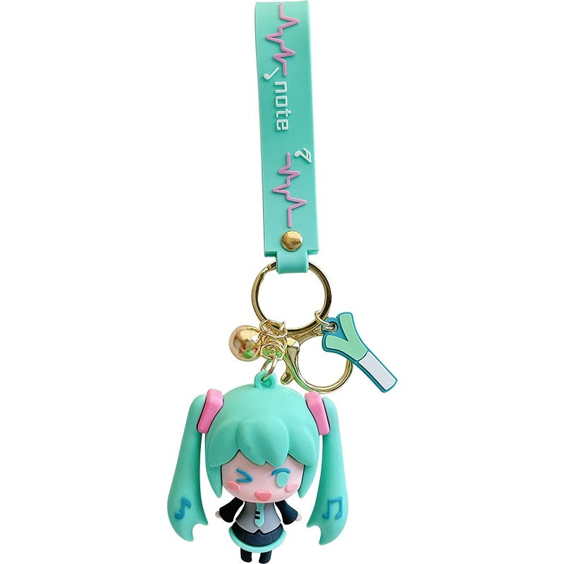 Adorable Miku Keychains with Pastel Charm