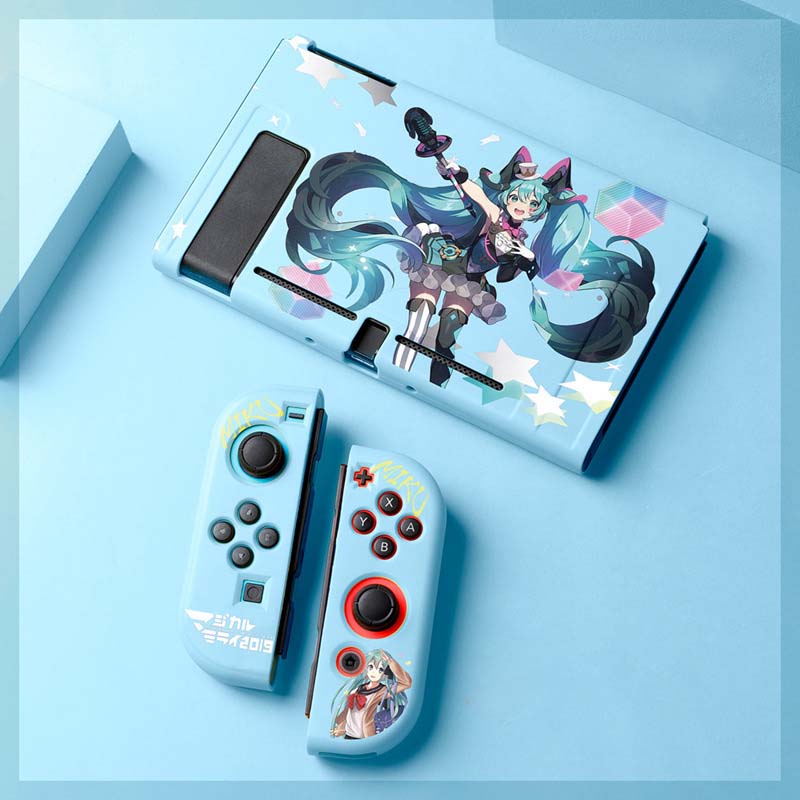 Hatsune Miku Switch Case Soft TPU Protective Case Cover Miku Lover Gifts (6)