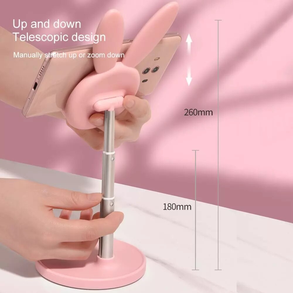 Bunny Phone/Tablet Stand: Hands-Free Cuteness