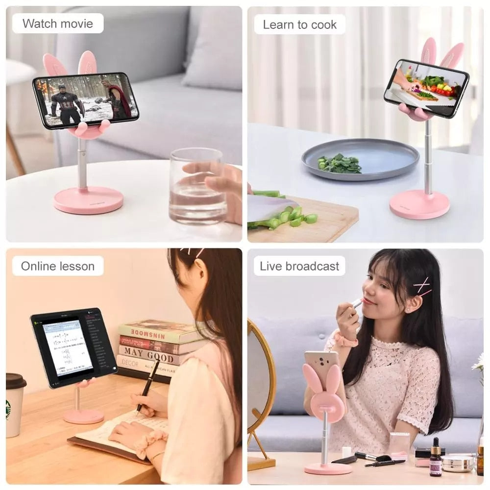 Bunny Phone/Tablet Stand: Hands-Free Cuteness