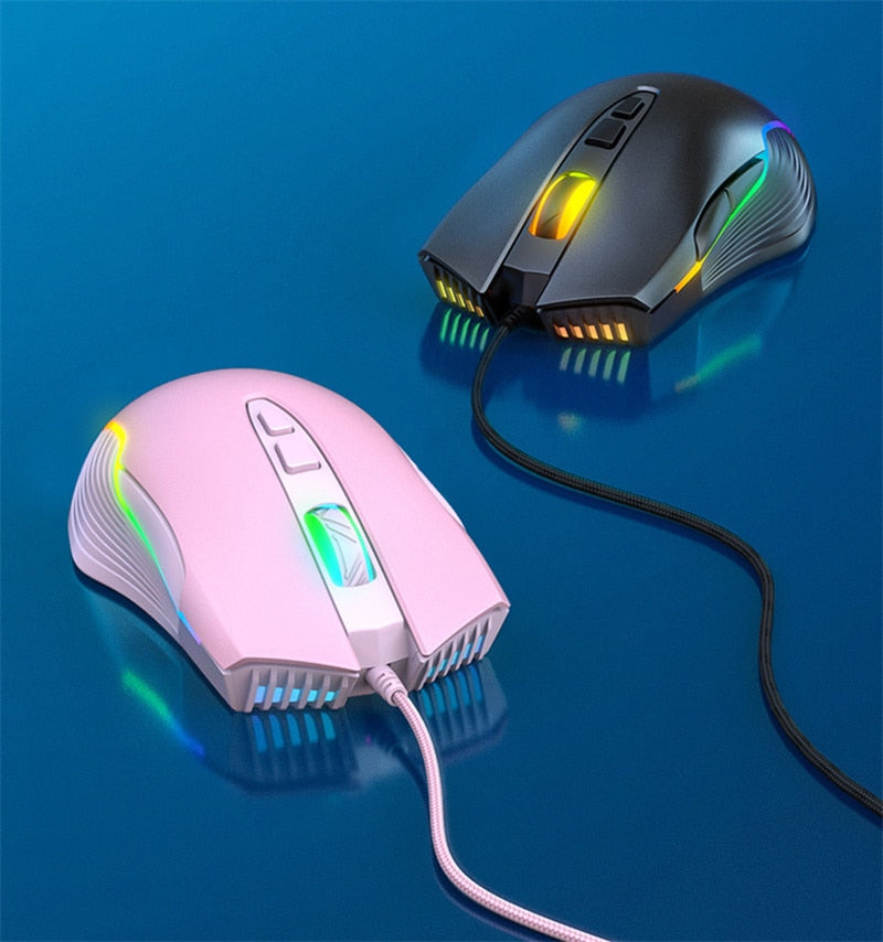 Corded USB Mouse in 4 Colors