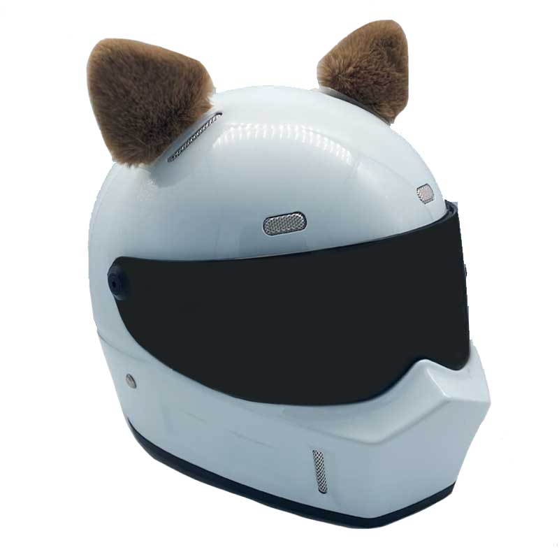Helmet Rizz Cat Ears Helmet Ornaments Cute Motorcycle Helmet Add-On (5)