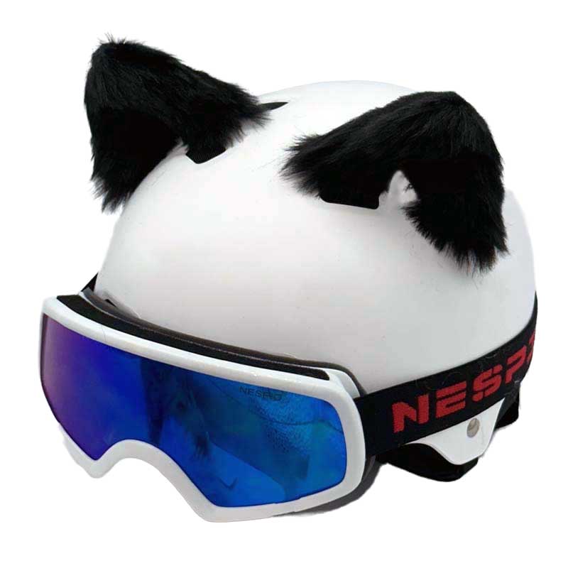 Helmet Rizz Fox Ears Helmet Ornaments Large Plush Ski Helmet Ears (1)