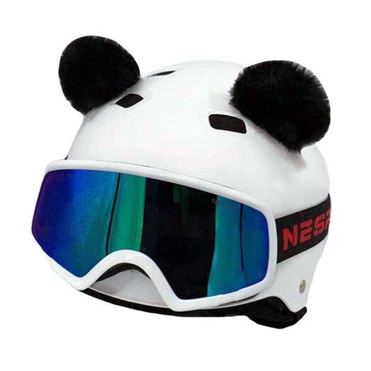 Helmet Rizz Plush Bear Ears Helmet Ears Cute Helmet Ornaments (2)