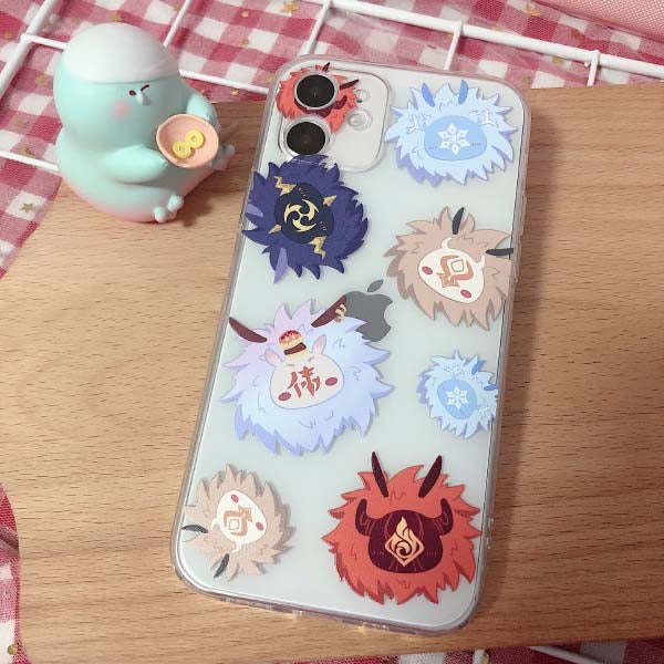 Hilichurl Genshin Impact Phone Case Cute Genshin Hilichurls Art (4)