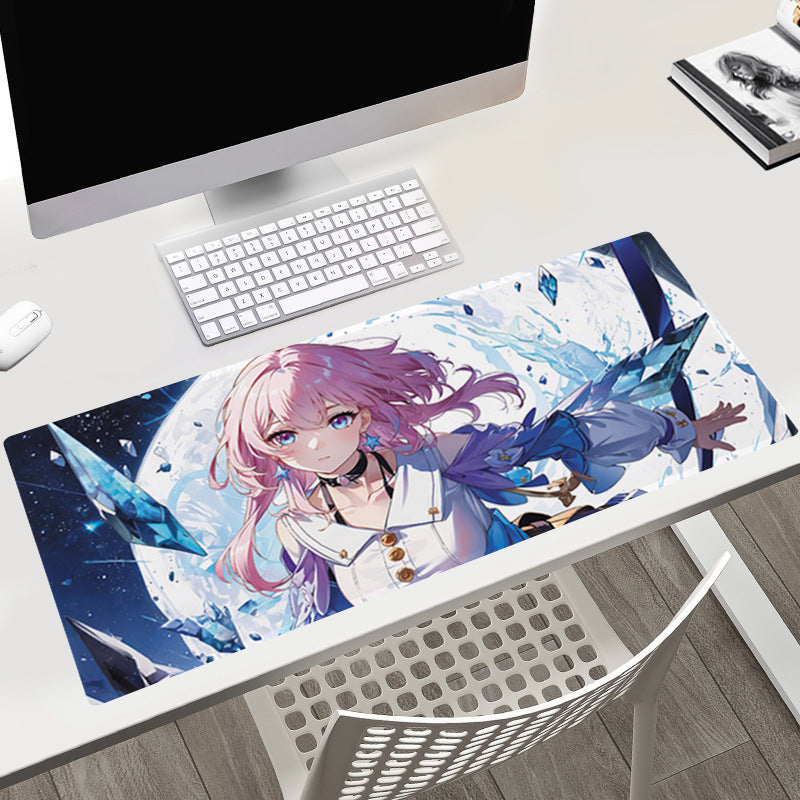 Himeko Honkai Star Rail Mousepad March 7th HSR Large Desk Mat 16