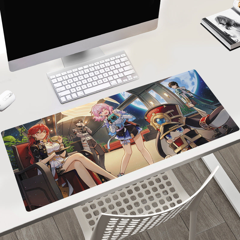 Honkai Star Rail Gaming Mouse Pad HSR Astral Express Crew Trailblazers Mousepad 11