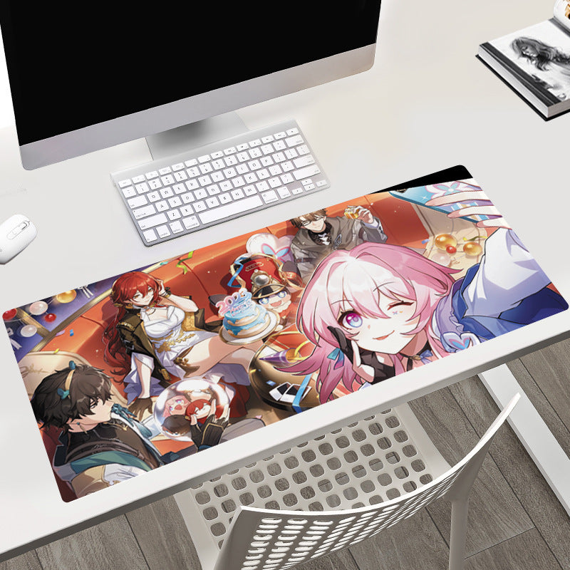 Honkai Star Rail Gaming Mouse Pad HSR Astral Express Crew Trailblazers Mousepad 25