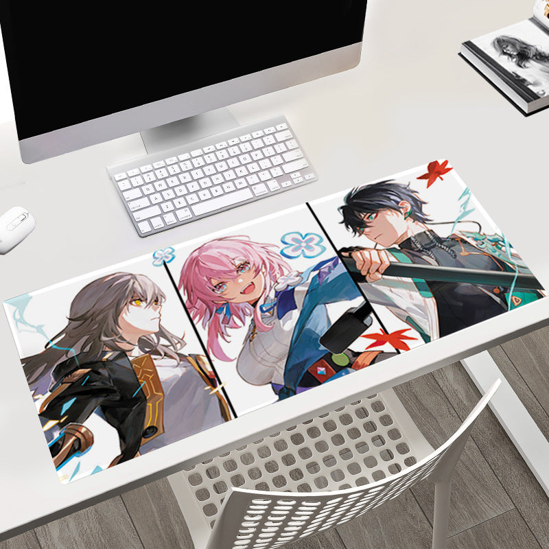 Honkai Star Rail Gaming Mouse Pad HSR Astral Express Crew Trailblazers Mousepad 6