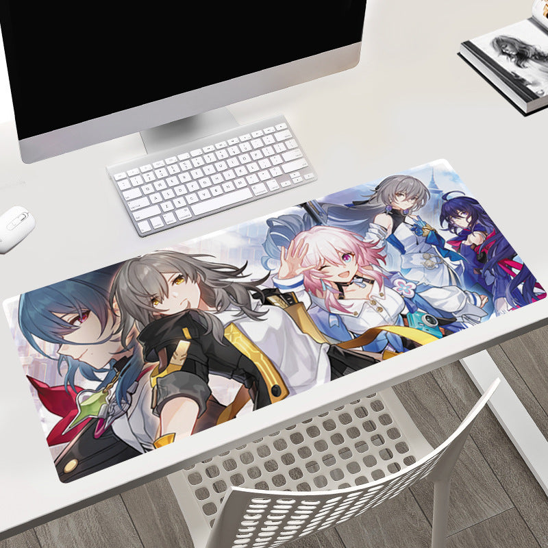 Honkai Star Rail Gaming Mouse Pad HSR Astral Express Crew Trailblazers Mousepad 7