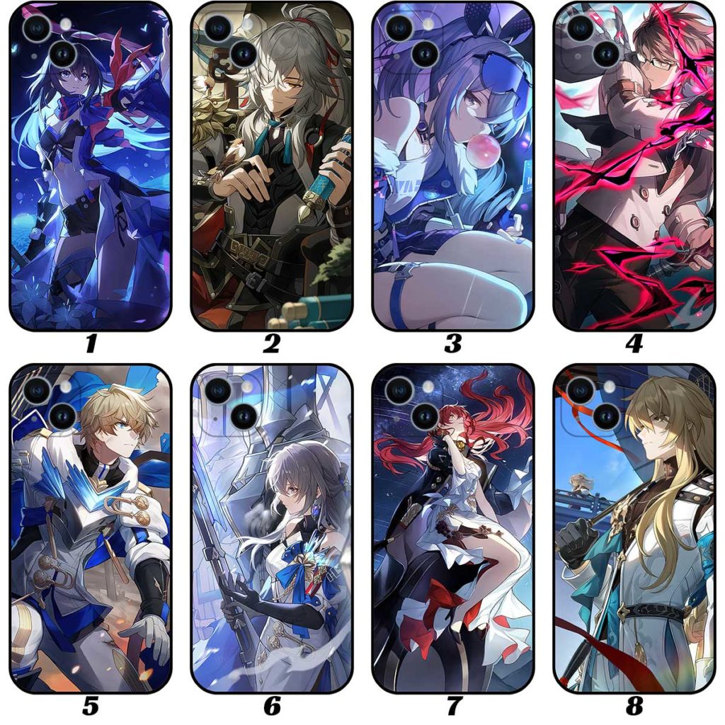 Honkai Star Rail Phone Cases with HSR Light Cone Art