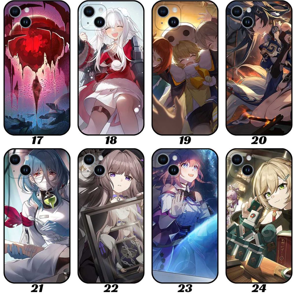 Honkai Star Rail Phone Cases with HSR Light Cone Art