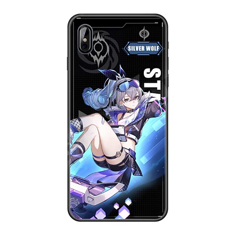 Honkai Star Rail Phone Case Star Rail Samsung OnePlus Cases silver wolf