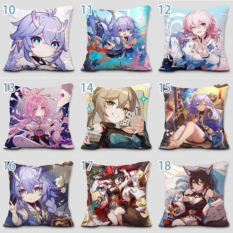 Honkai Star Rail Pillow Covers: Cozy and Adorable