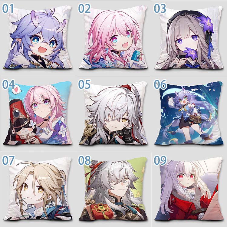 Honkai Star Rail Pillow Covers: Cozy and Adorable
