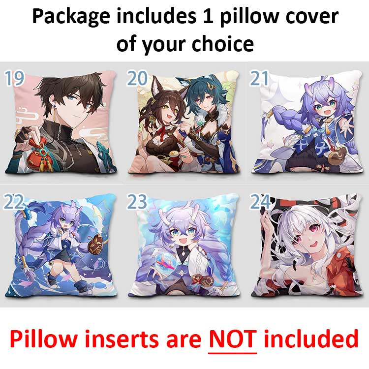 Honkai Star Rail Pillow Covers: Cozy and Adorable