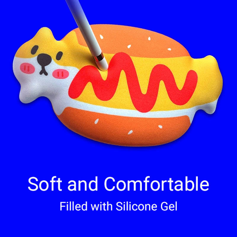 Hotdog Wrist Rest Pad - Comfort and Humor