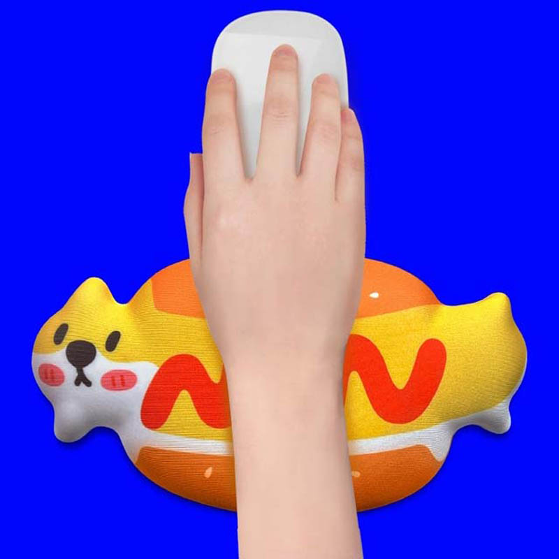 Hotdog Wrist Rest Pad - Comfort and Humor