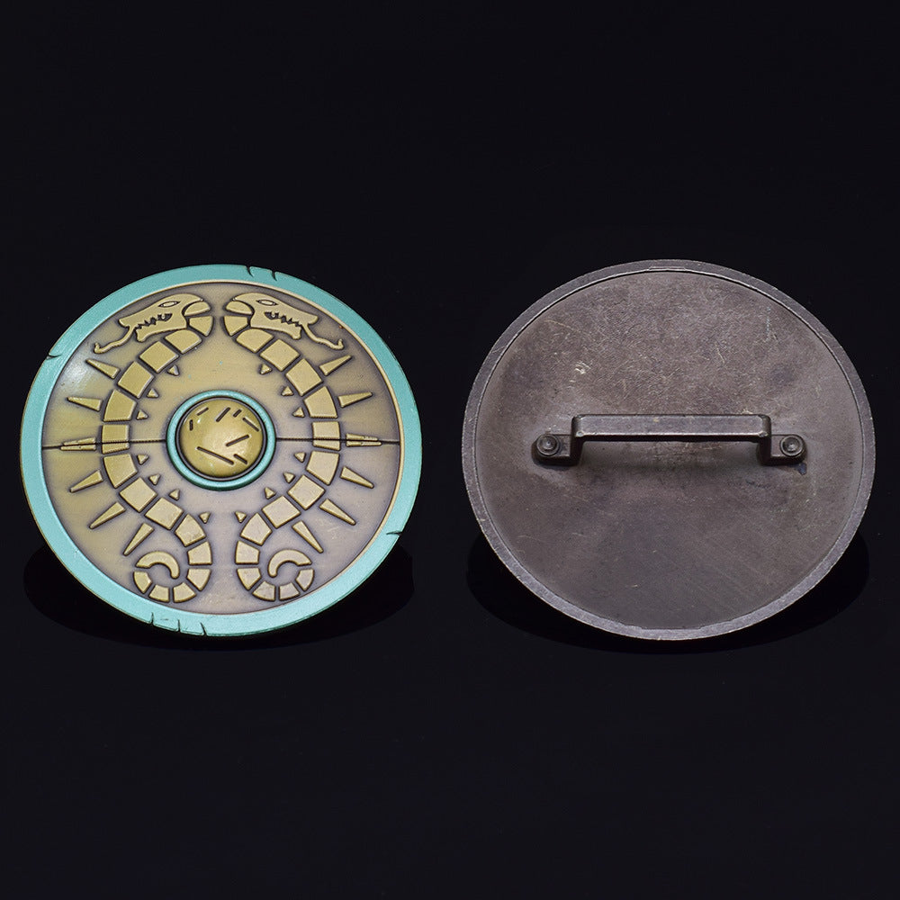 Legend of Zelda Traveler's Shield Metal Model