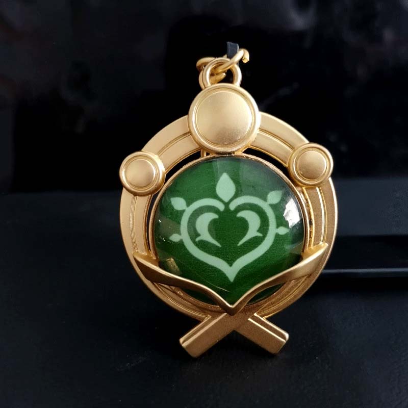 Inazuma Vision Keychain Raiden Shogun Genshin Impact Gifts (1)