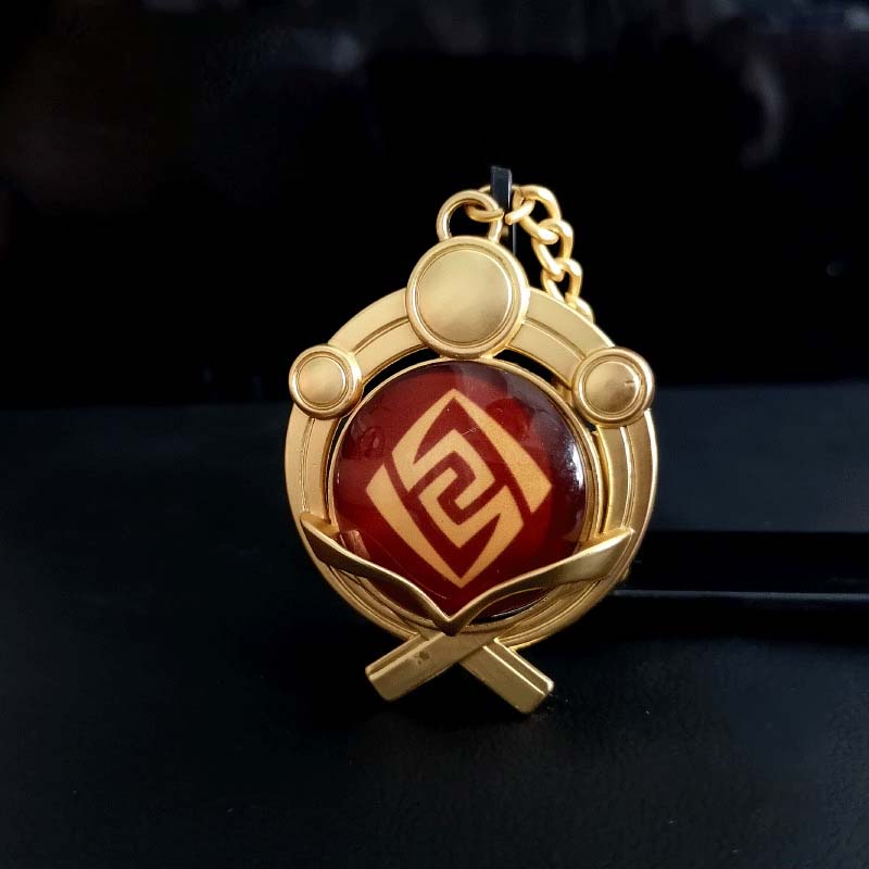 Inazuma Vision Keychain Raiden Shogun Genshin Impact Gifts (2)