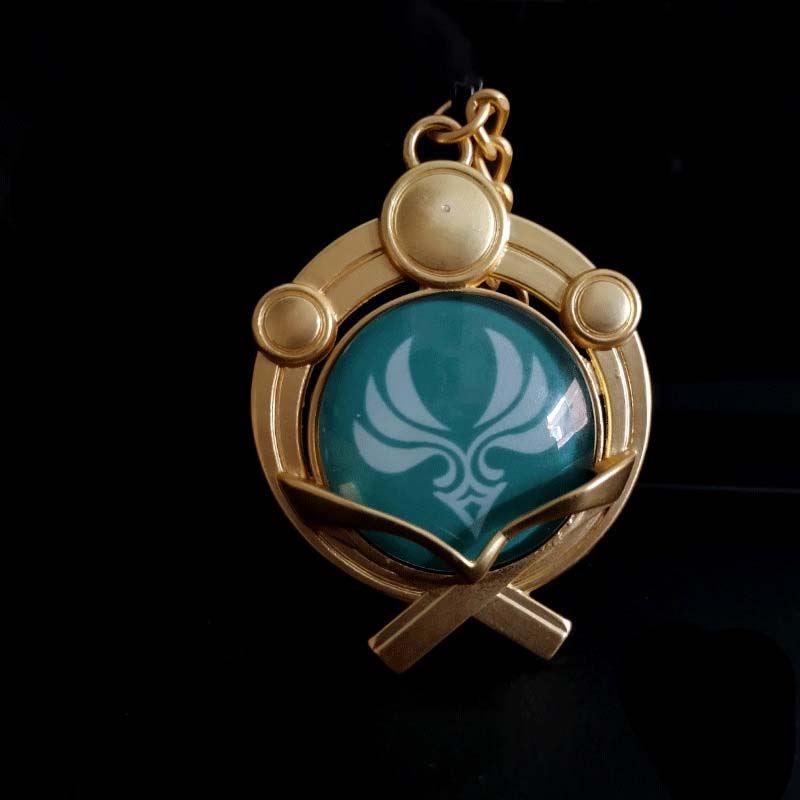 Inazuma Vision Keychain Raiden Shogun Genshin Impact Gifts (4)