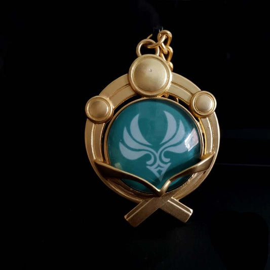 Inazuma Vision Keychain Raiden Shogun Genshin Impact Gifts (4)