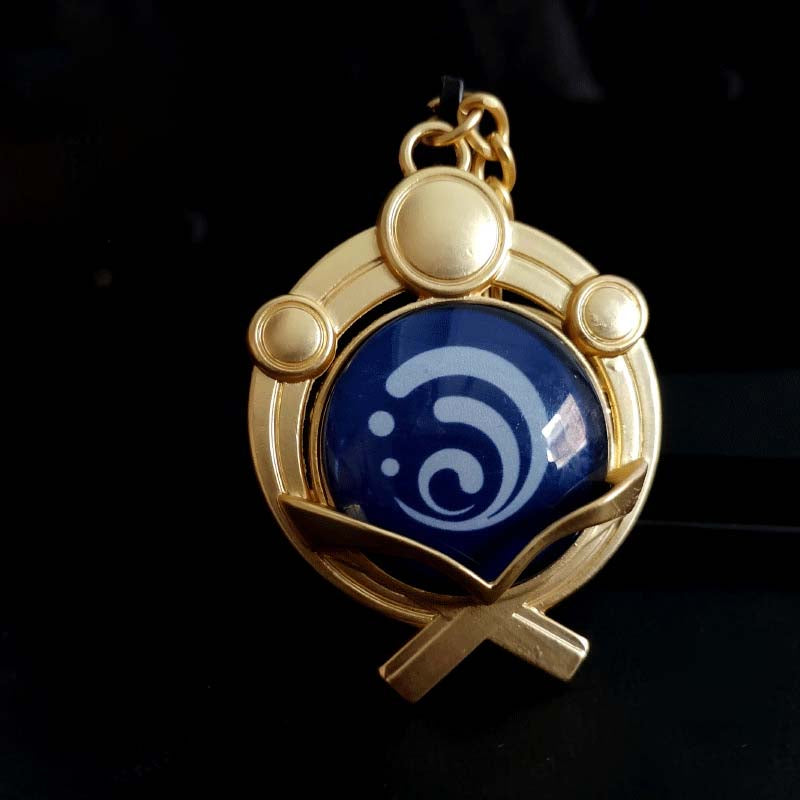 Inazuma Vision Keychain Raiden Shogun Genshin Impact Gifts (9)
