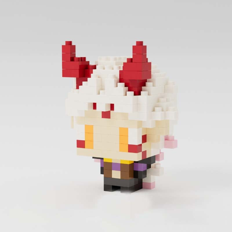 Itto Chibi Genshin Impact Figure DIY Building Blocks Genshin Impact Desk Decor (15)