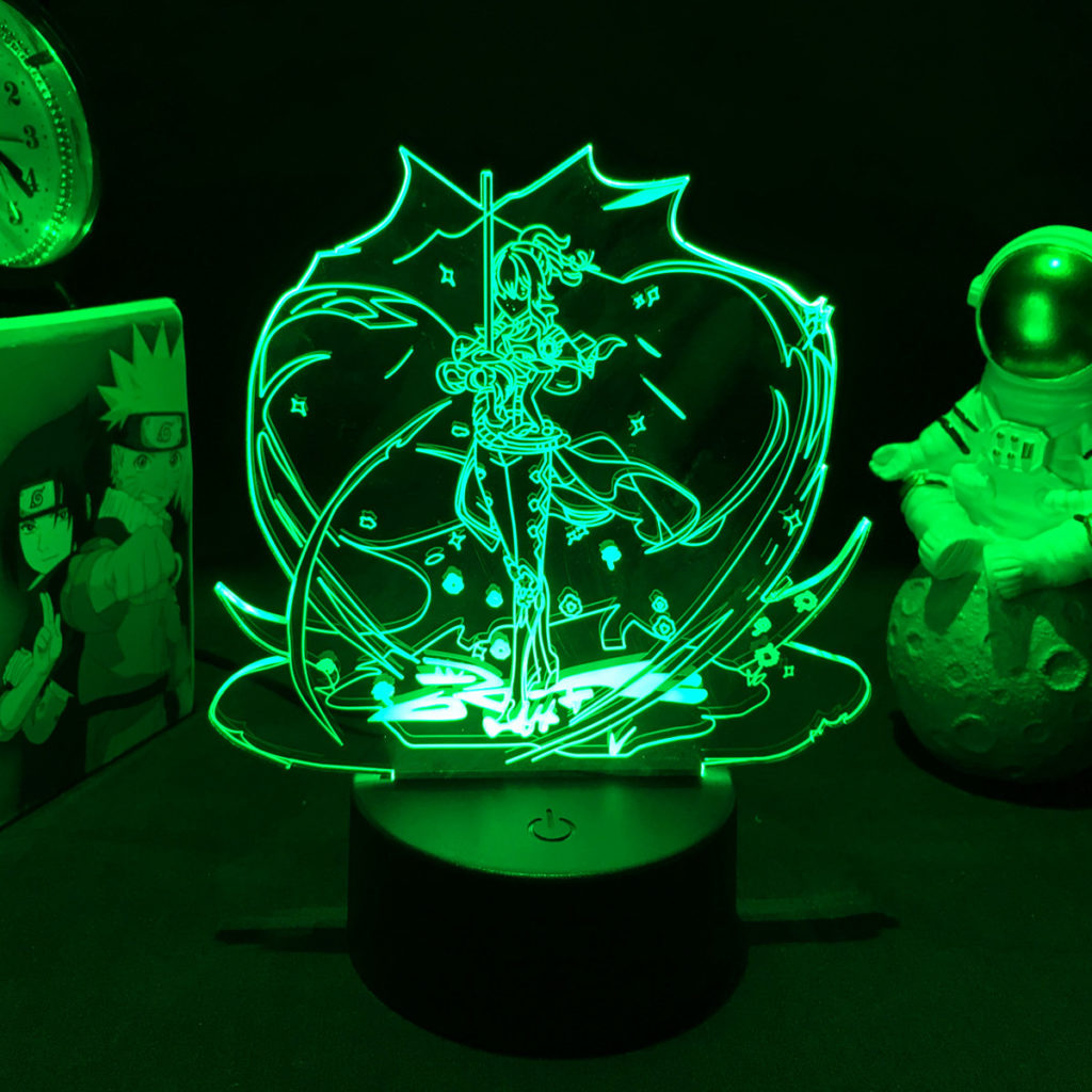 Jean Gesnhin Impact LED Light Genshin Desktop Lamp Cool Genshin Gifts (2)