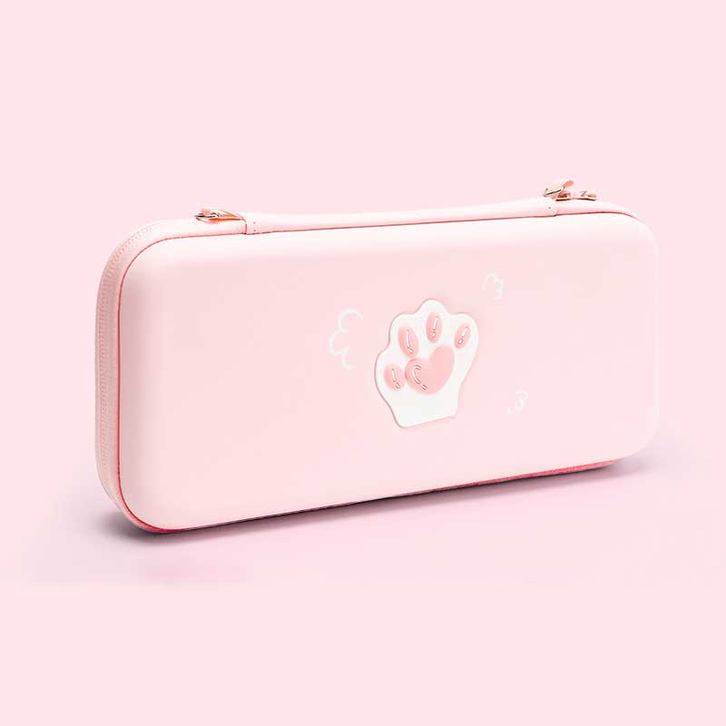 Kawaii Cat Paw Nintendo Switch Case Cute Switch Carrying Case (4)