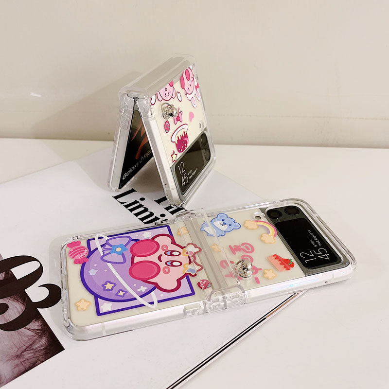 Kirby Phone Cases with Lanyard Bracelet